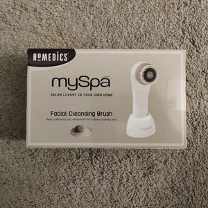 Homedics myspa salon luxury facial cleansing brush